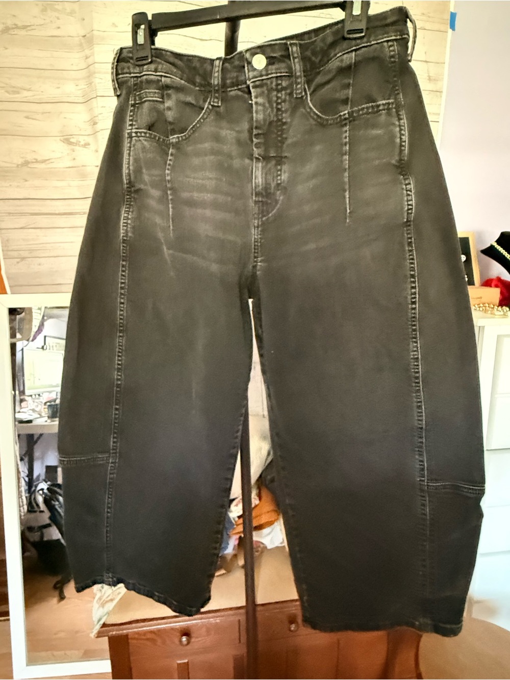 Pilcro Heritage Curvy Mid Rise Barrel Jeans